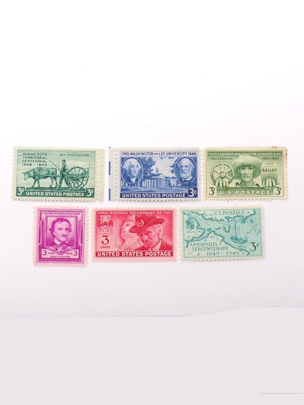 1949 United States Commemorative Stamp Year Set